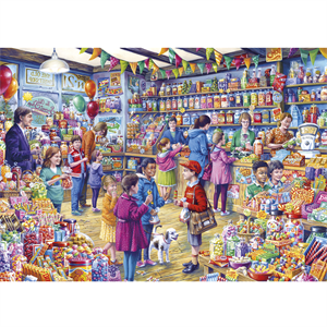 Gibsons 1000 Piece The Old Sweet Shop Jigsaw Puzzle